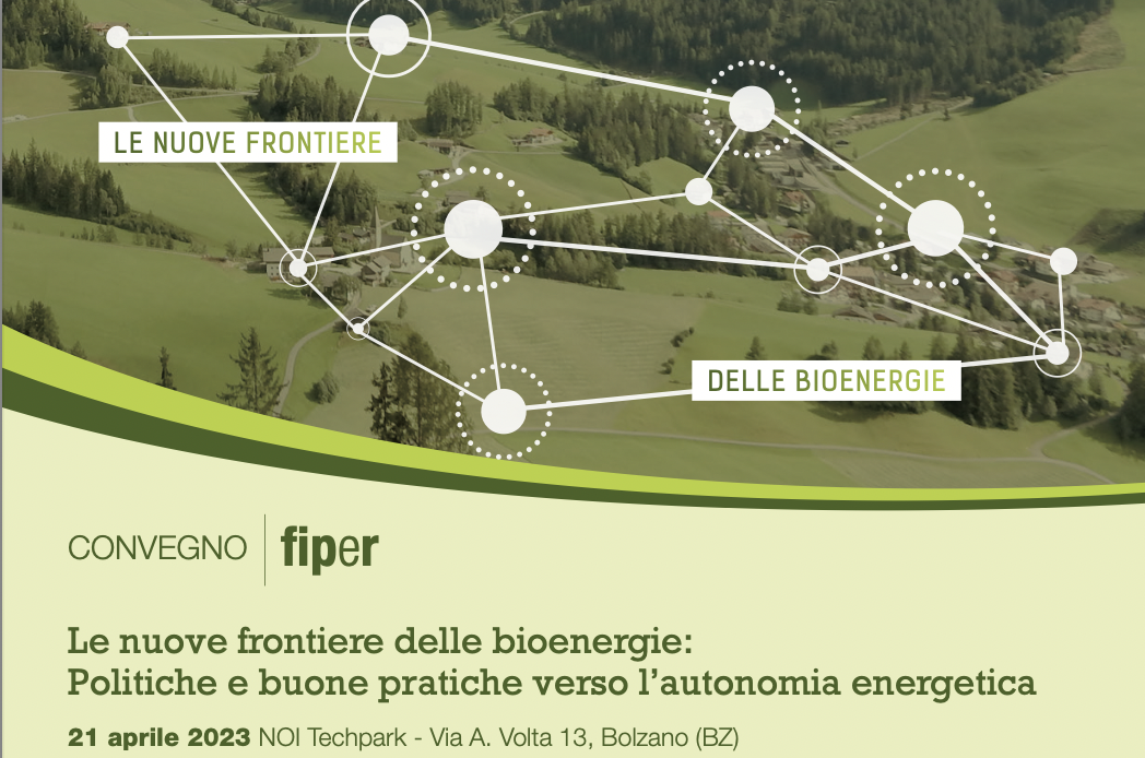 Le nuove frontiere delle bioenergie: politiche e buone pratiche verso l’autonomia energetica